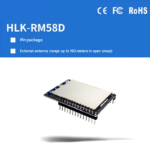 HLK-M58D Serial to WiFi Module, 5G WiFi/2.4G Dual-Band Communication Bluetooth Module, Low Power Consumption - Image 2