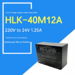 AC-DC step-down regulated isolated switching power supply module, 220V to 12V EMC circuit, 40MΩ AC/DC 12A. - Image 2