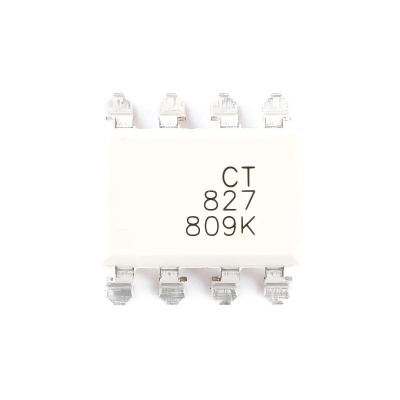 3(1) CT827(SL)(T1) SOP-8 Phototransistor Output Optocoupler Chip - Image 1