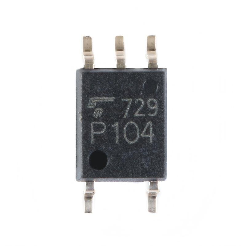 3(1) Surface-mount optocoupler TLP104 (TPL, E SOP-5, 1 channel, 3.75kV, 1Mbps) - Image 1