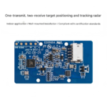 LD2452 24G Multi-Target Human Positioning and Tracking Radar Module - One Transmitter, Two Receivers, Wall-Mounted Installation - Image 3
