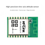 AS201-9 Nine-Axis Attitude Sensor Gyroscope Module with Accelerometer, Magnetic Field, Attitude Angle - Image 3