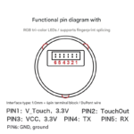 FPM383C capacitive touch fingerprint sensor for area array semiconductor fingerprint recognition module. - Image 3