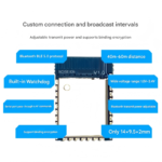b26 low-power BLE5.3 wireless Bluetooth module UART passthrough master-slave integrated - Image 3