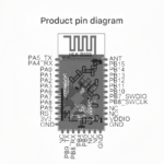BLE5.3 wireless serial port pass-through B50S Bluetooth dual-mode master-slave integrated low-power serial communication - Image 3