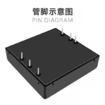 DC-DC isolated regulated single-output power supply module URB4805LMD-40WR3 - Image 4