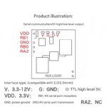 10g human body sensing microwave radar switch module sensor low power LD104 - Image 4