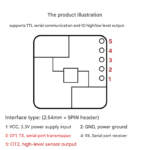 24G Human Presence Detection Radar Module with Microampere-level Ultra-Low Power Inductive Switch ld2410S - Image 4