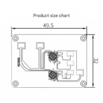 24G millimeter-wave high-precision human body perception trajectory tracking radar module, dual-transmitter, four-receiver LD2460 - Image 4