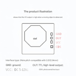 5.8G radar sensing module, human motion sensor LD021, low-power intelligent sensing switch - Image 4
