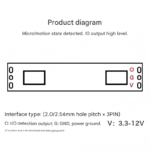 Low-power 10GX band radar sensing module LD1030 micro motion sensing switch sensor - Image 3