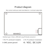 79g millimeter-wave radar sensing module, non-contact water level detection sensor HLK-LD7901B - Image 4