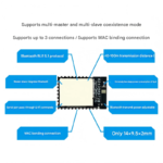 Bluetooth Low Energy Module BLE5.1 Master-Slave Integrated Wireless Serial Port Transparent Transmission TTL Data Transfer b40 - Image 4
