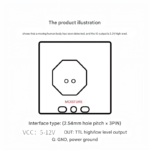 LD1041 10G radar sensing module, low power consumption, high sensitivity, micro-motion intelligent sensing sensor - Image 3