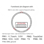 The FPM583F semiconductor fingerprint recognition module boasts low power consumption and accurate sensor recognition. - Image 4