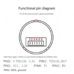 ZW20 low-power fingerprint recognition module with press-type finger detection semiconductor fingerprint sensor - Image 4