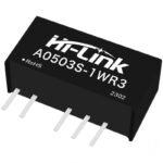 DC-DC isolated power supply module with continuous short-circuit protection A0503S-1WR3 - Image 5