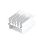 Heat sink 25*24*16MM with pin/without pin, silver, dedicated for TDA7294/L298 and other transistors - Image 4