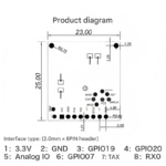 60g millimeter-wave fall detection radar, non-contact intelligent monitoring, dual-transmitter, dual-receiver LD6002C - Image 5