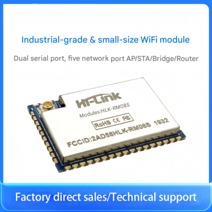 Industrial-grade embedded serial Wi-Fi module RM08S with remote transparent transmission via Wi-Fi