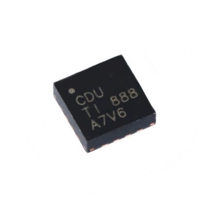 Surface mount BQ24075RGTR, silkscreened CDU QFN-16, battery power management chip
