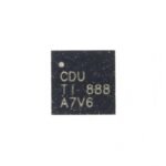 Surface mount BQ24075RGTR, silkscreened CDU QFN-16, battery power management chip - Image 2