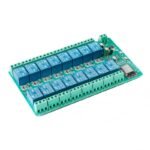 ESP8266 WIFI sixteen-channel 24V relay module ESP12F development board secondary development DC 24V power supply