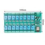 ESP8266 WIFI sixteen-channel 24V relay module ESP12F development board secondary development DC 24V power supply - Image 3