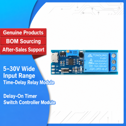 Wide Voltage Range 5V-30V Trigger Delay Relay Module Timer Delay Conduction / Switch Controller Module