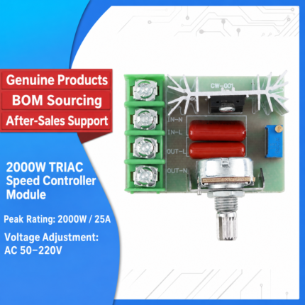 2000W Thyristor Voltage Controller Speed Controller 220V High-Power Electronic Temperature Adjustment Voltage Adjustment Dimming Module