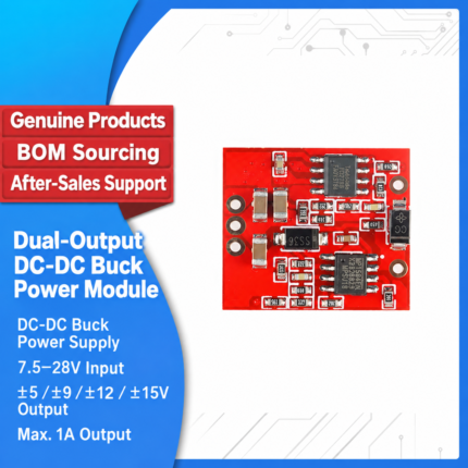 Dual-Channel DC-DC Buck Power Module Positive and Negative Dual 5/9/12/15V Power Supply Input 7.5-28V Current 1A