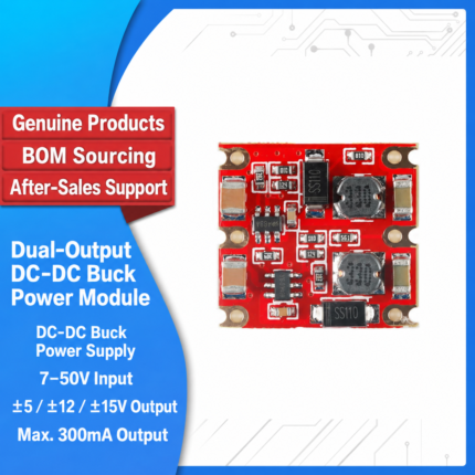 Dual-Channel DC-DC Buck Power Module Positive and Negative Dual 5/12/15V Power Supply Input 7-50V Current 300mA