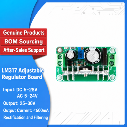 LM317 Adjustable Regulated Power Supply Board Adjustable Power Module Linear Voltage Regulation Module With Rectification Filtering