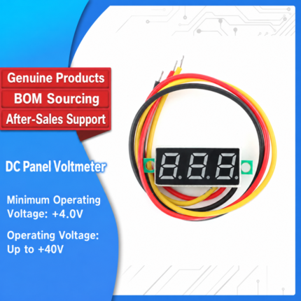 0.28 Inch Ultra-Compact DC Voltmeter Head Digital Digital Display Adjustable Three Wire DC0-100
