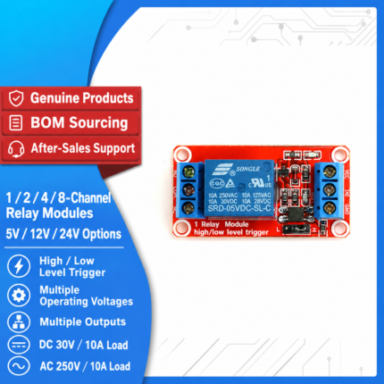 1/2/4/8 Channel 5V12V24V Relay Module Optocoupler Isolation High Low-Level Trigger
