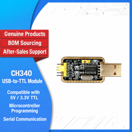 Gold-Colored CH340G USB To TTL USB To Serial Port Module Flashing STC Programming Wire
