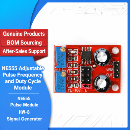 NE555 Pulse Frequency Duty Cycle Adjustable Module Square Wave Square Wave Signal Generator