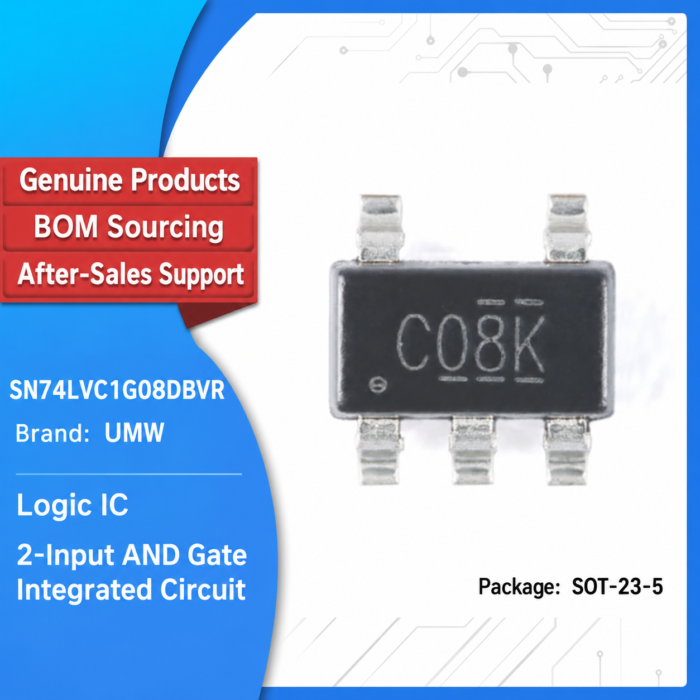 UMW SN74LVC1G08DBVR SOT-23-5 2 Input AND Gate Logic IC