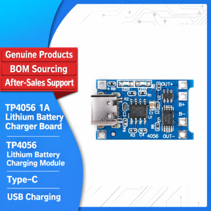 TP4056 1A Lithium Battery Charging Board Module Type-C USB Interface Charging Protection Two-in-One