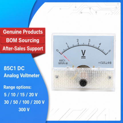 85C1 Type 5V 10V 20V 30V 50V 100V 200V 300V DC Analog Pointer Voltmeter Head