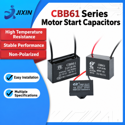 CBB61 Fan Motor Start Capacitor 450V Fan / Range Hood For 1/1.5/1.8/2/2.5/3/4/20UF